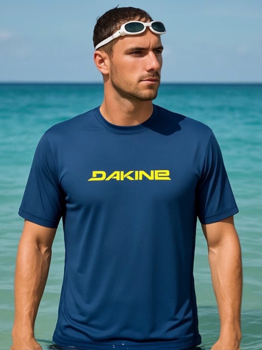 DAKINE - NAVY BLUE WATERMAN SWIM SHIRT